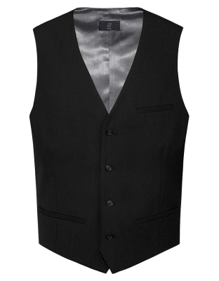 Herren Weste Schwarz